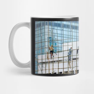 Bamboo Balancing - Hong Kong - Urban Artwork Mug